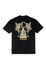 FASCINO BLACK MEN'S T-SHIRT CLEMONT - IMAGE 1 - CLEMONT.US