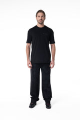 INABISSARE BLACK MEN'S T-SHIRT CLEMONT - IMAGE 3 - CLEMONT.US
