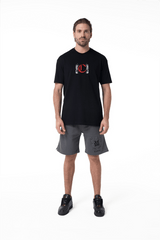 INCRESPATURA BLACK MEN'S T-SHIRT CLEMONT - IMAGE 4 - CLEMONT.US