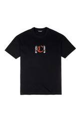 INCRESPATURA BLACK MEN'S T-SHIRT CLEMONT - IMAGE 3 - CLEMONT.US