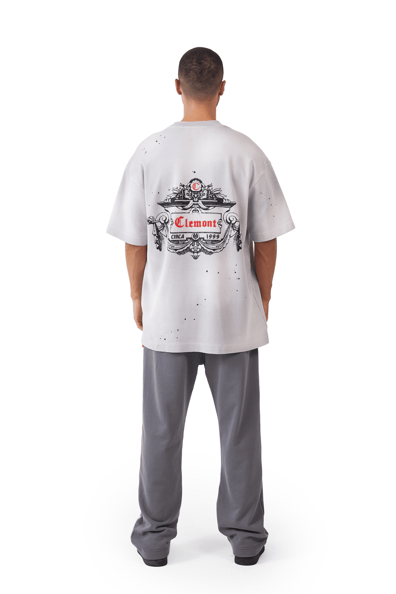 CAMISETA HOMBRE OVERSIZED DISORDINE GRIS CLEMONT - CLEMONT, LLC