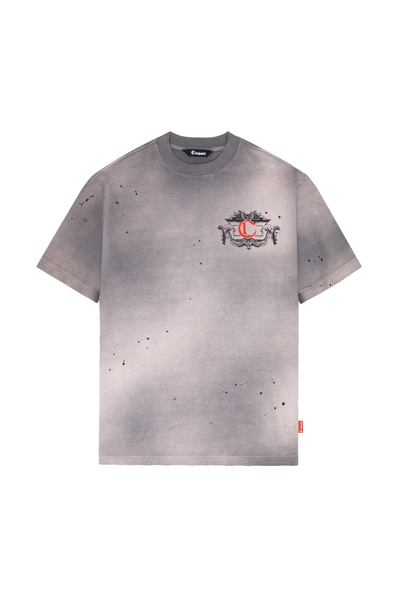 CAMISETA HOMBRE OVERSIZED DISORDINE GRIS OSCURO CLEMONT - CLEMONT, LLC