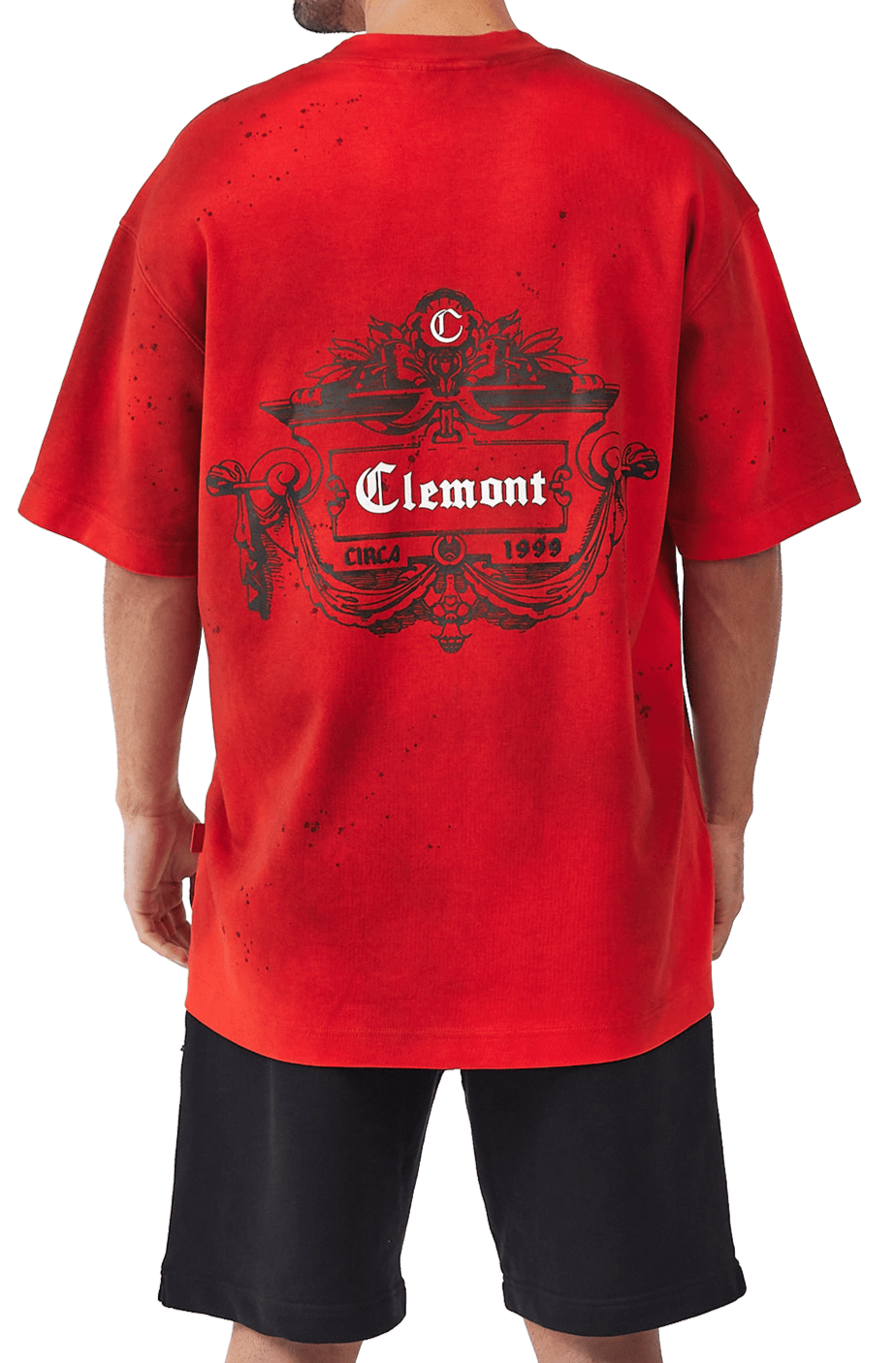 CAMISETA HOMBRE OVERSIZED DISORDINE ROJO CLEMONT - CLEMONT, LLC