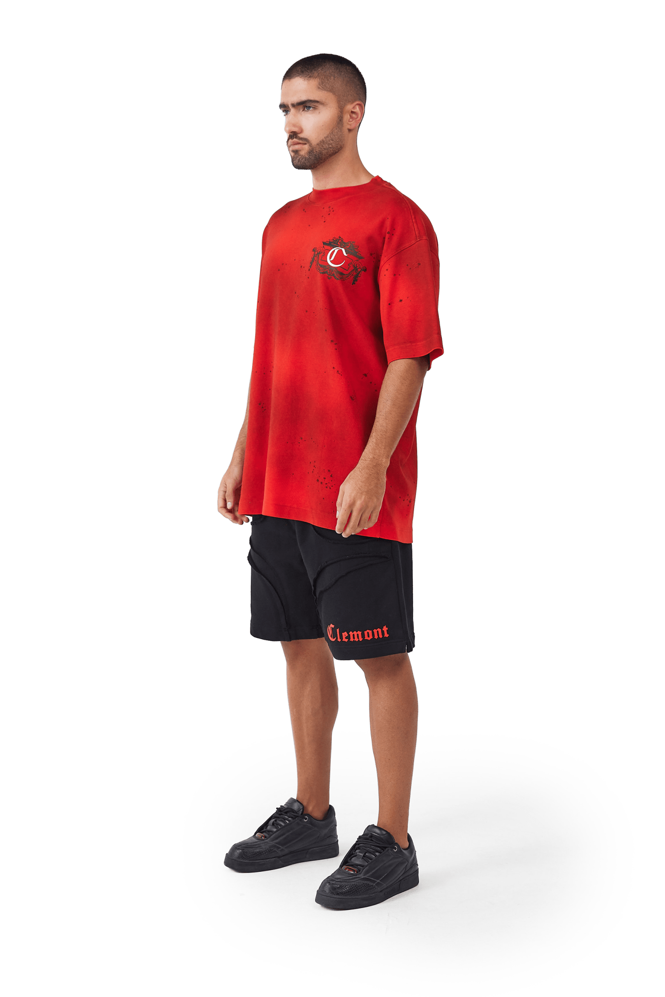 CAMISETA HOMBRE OVERSIZED DISORDINE ROJO CLEMONT - CLEMONT, LLC