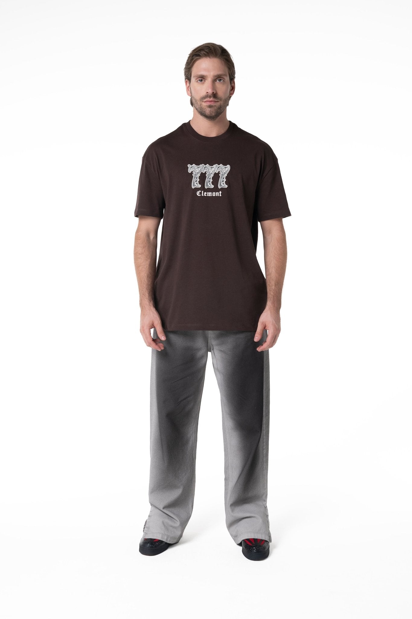 RECESSO MOCCA MEN'S T-SHIRT CLEMONT - IMAGE 4 - CLEMONT.US