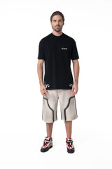 SCORRERE BLACK MEN'S T-SHIRT CLEMONT - IMAGE 4 - CLEMONT.US
