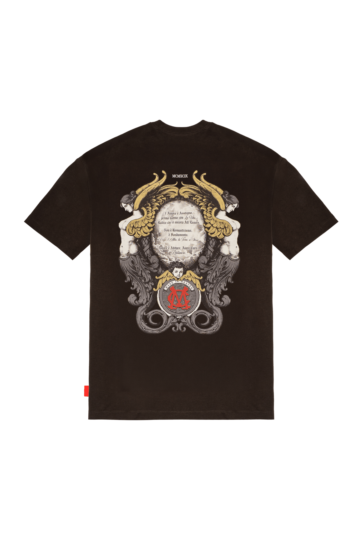 SPIGA MOCCA MEN'S T-SHIRT CLEMONT - IMAGE 1 - CLEMONT.US