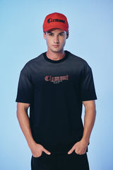 VELARIO BLACK MEN'S T-SHIRT CLEMONT - IMAGE 2 - CLEMONT.US