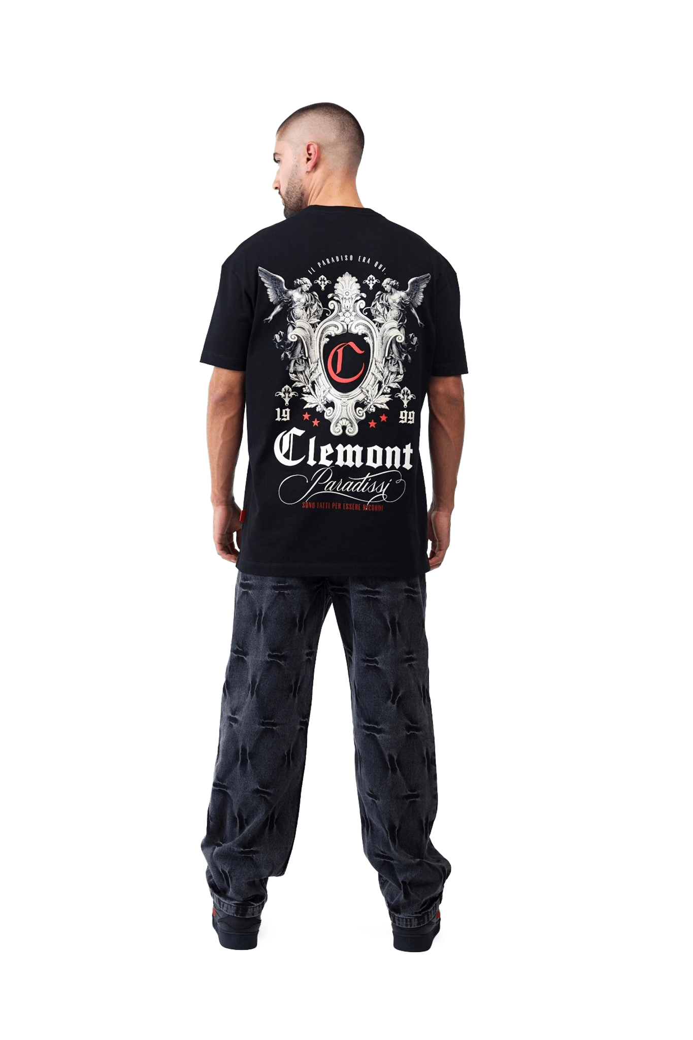CAMISETA MASCULINO EUFORIA NEGRO CLEMONT - CLEMONT, LLC