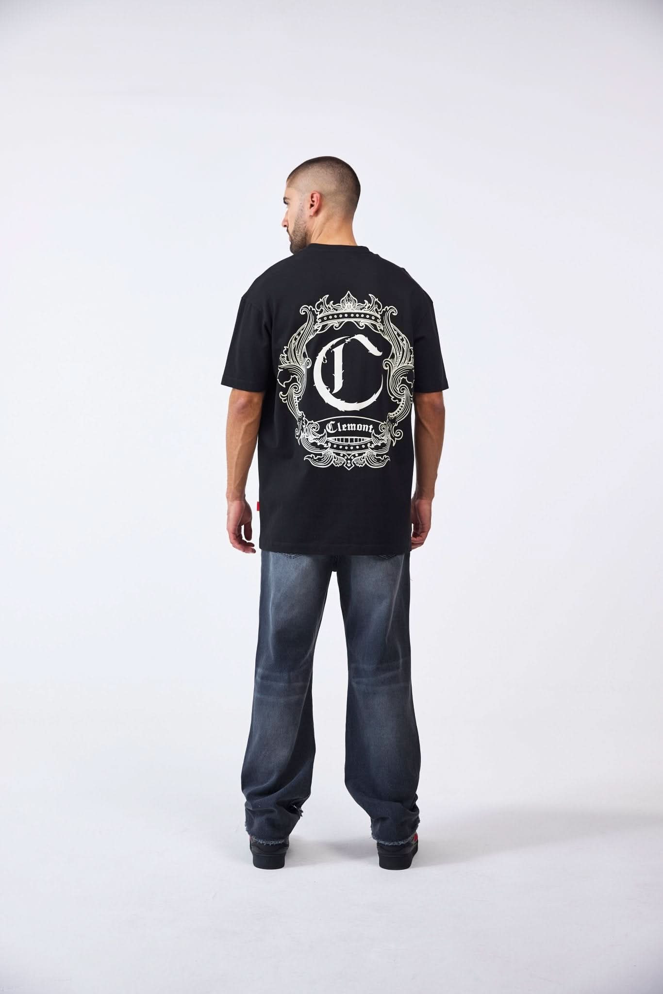 CAMISETA MASCULINO GIOIOSO NEGRO CLEMONT - CLEMONT, LLC