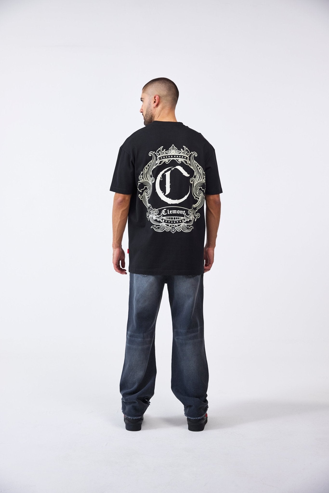 CAMISETA MASCULINO GIOIOSO NEGRO CLEMONT - CLEMONT, LLC