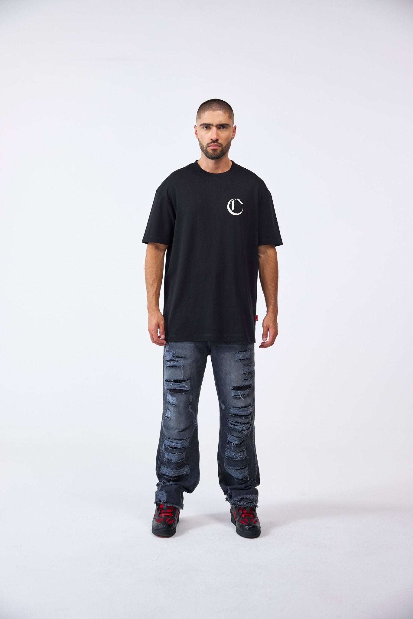 CAMISETA MASCULINO GIOIOSO NEGRO CLEMONT - CLEMONT, LLC