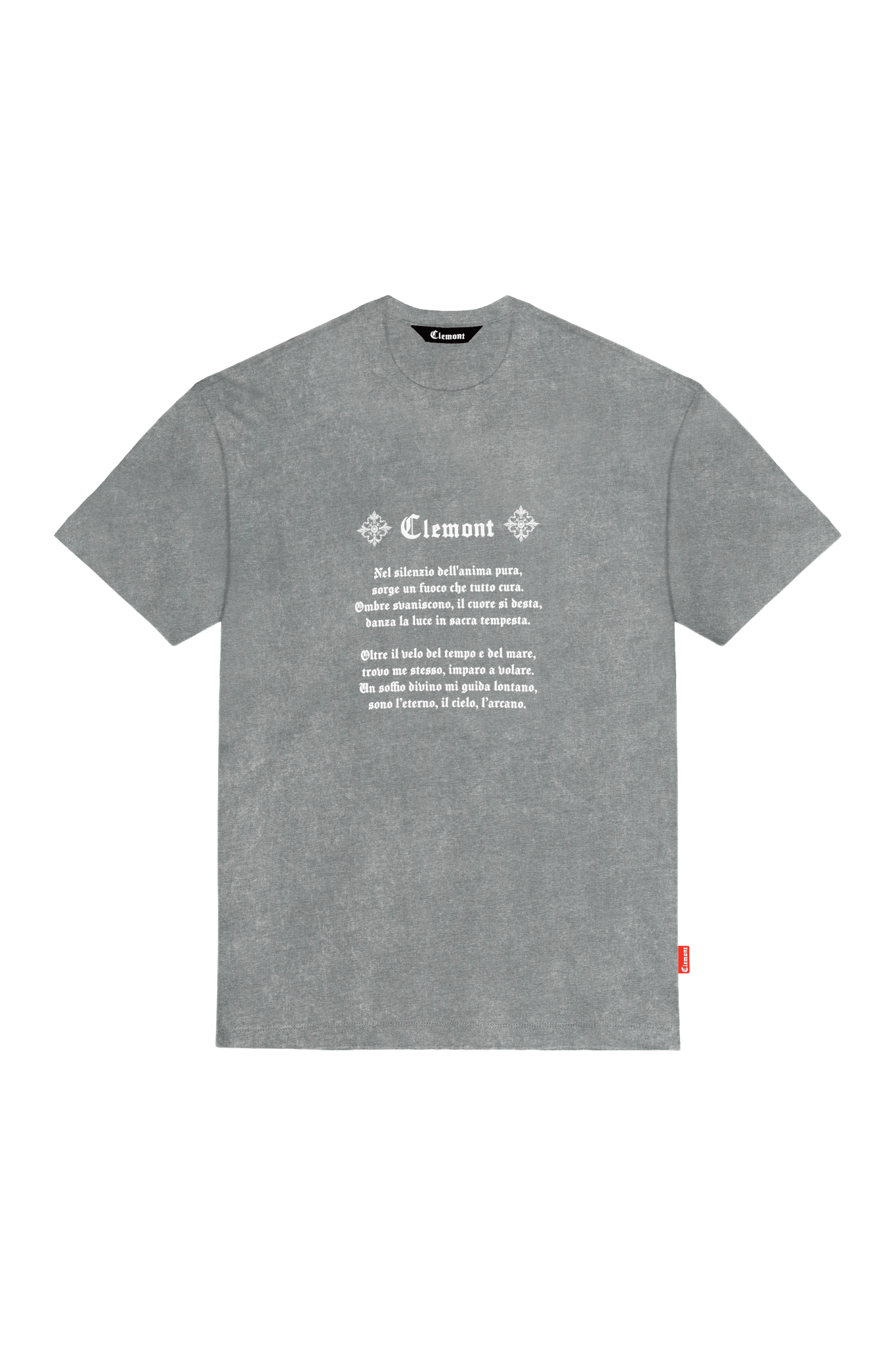 CAMISETA MASCULINO INQUIETANTE GRIS OSCURO CLEMONT - CLEMONT, LLC