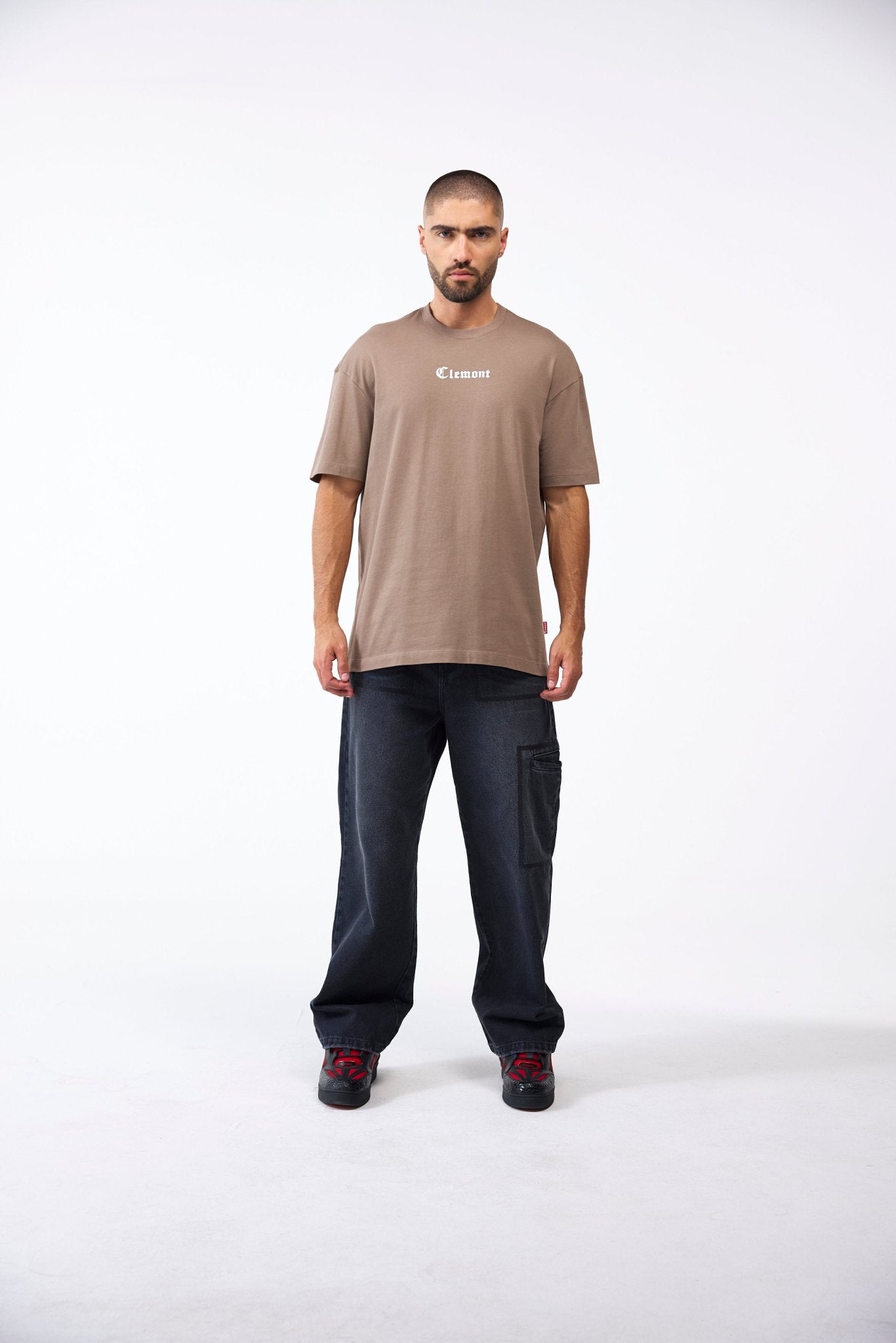 CAMISETA MASCULINO PALADINO TAUPE CLEMONT - CLEMONT, LLC