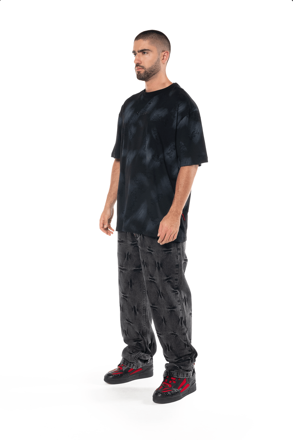 CAMISETA OVERSIZED CITTA NEGRO MASCULINO CLEMONT - CLEMONT, LLC