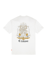 PALPITARE CREAM MEN'S OVERSIZED T-SHIRT CLEMONT - IMAGE 1 - CLEMONT.US