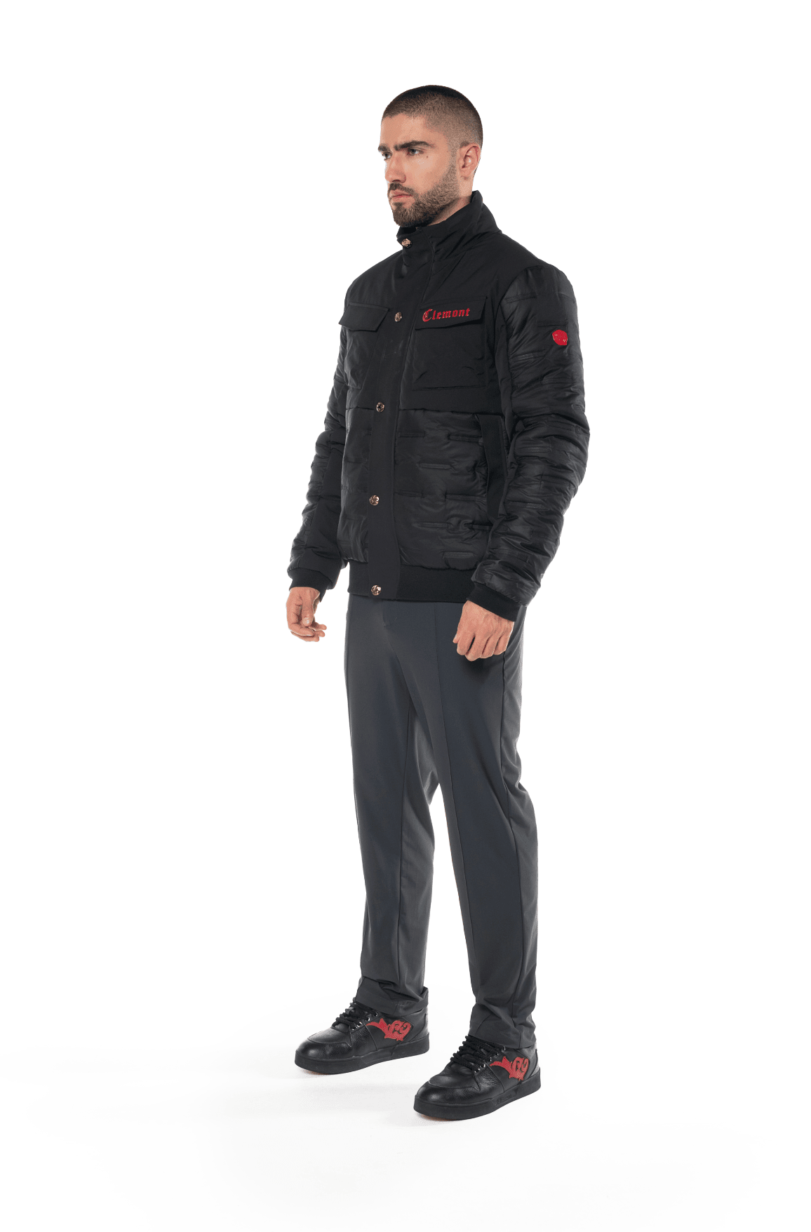 CHAQUETA TRADIMENTO NEGRO MASCULINO CLEMONT - CLEMONT, LLC
