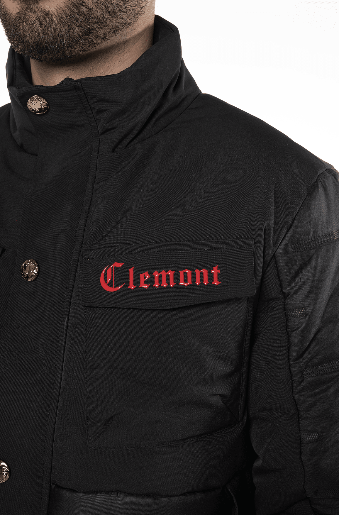 CHAQUETA TRADIMENTO NEGRO MASCULINO CLEMONT - CLEMONT, LLC