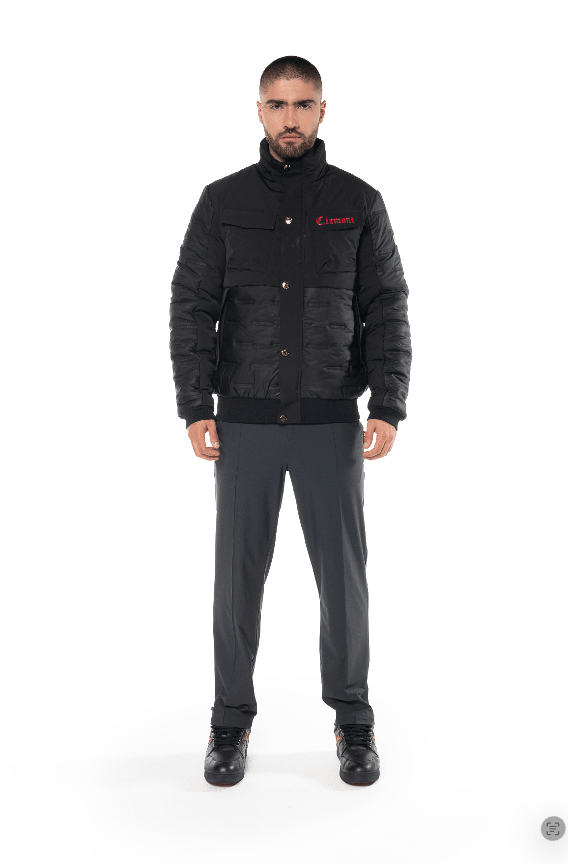 CHAQUETA TRADIMENTO NEGRO MASCULINO CLEMONT - CLEMONT, LLC