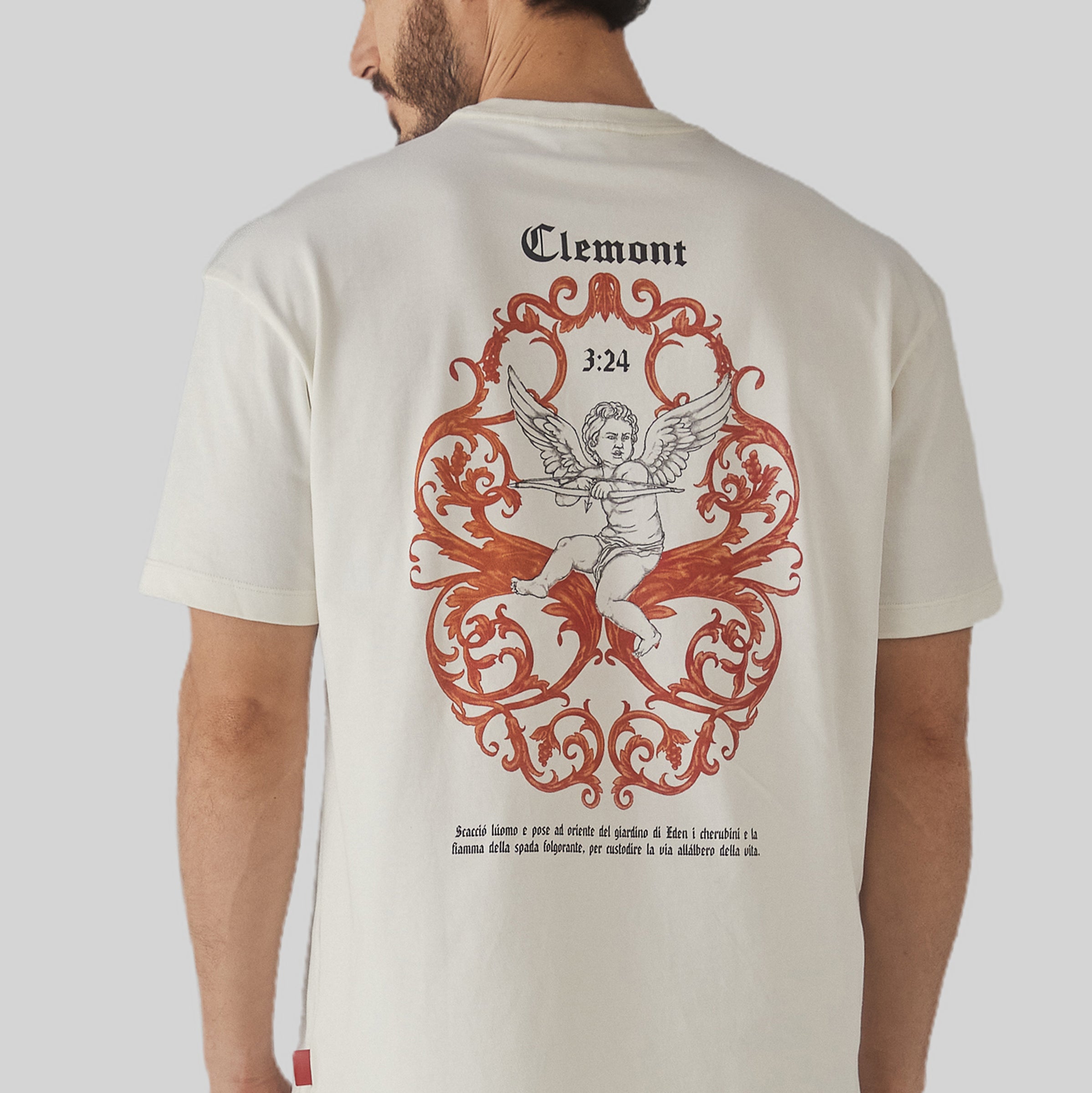 CAMISETA SPIRITUALE CREMA CLEMONT