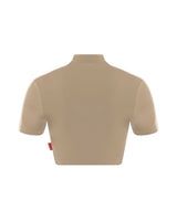 CROP TOP WOMEN LUMINOSA TAUPE CLEMONT - CLEMONT, LLC