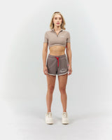 CROP TOP WOMEN LUMINOSA TAUPE CLEMONT - CLEMONT, LLC