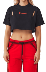 CROP TOPS SOFFERENZA NEGRO CLEMONT - CLEMONT, LLC