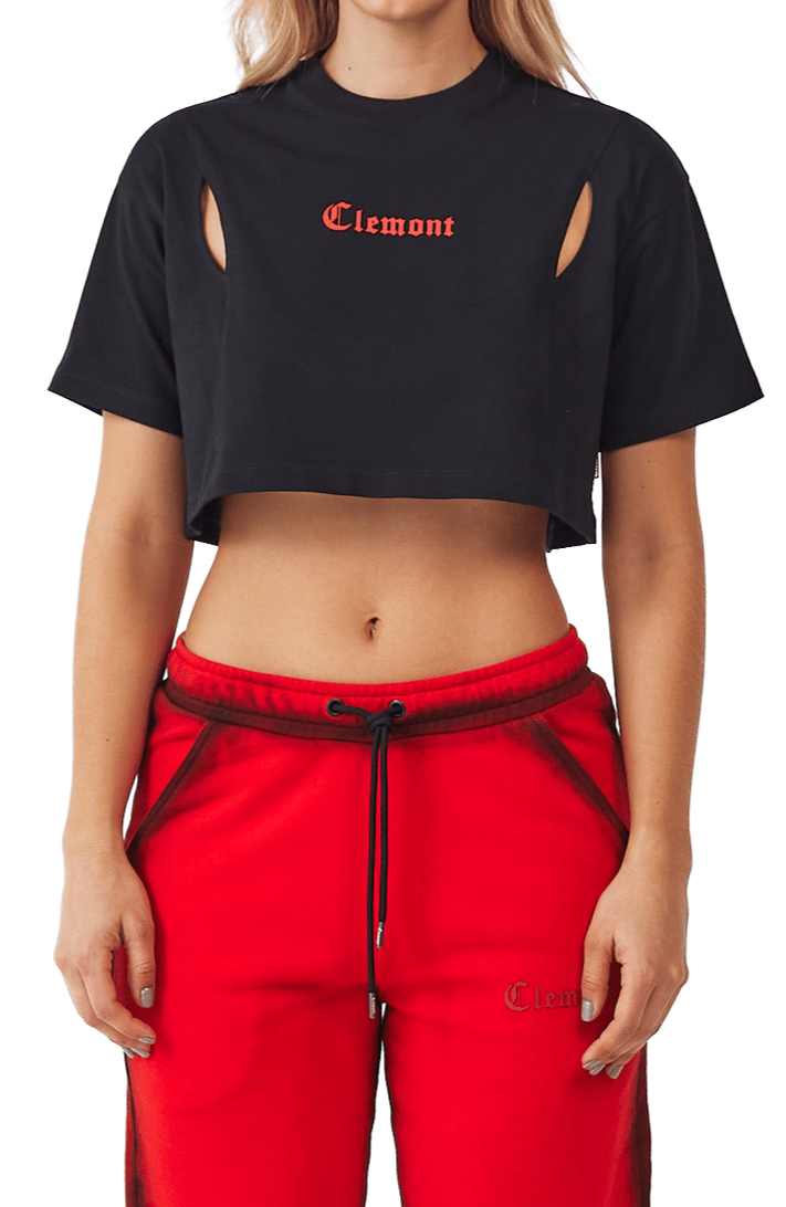 CROP TOPS SOFFERENZA NEGRO CLEMONT - CLEMONT, LLC