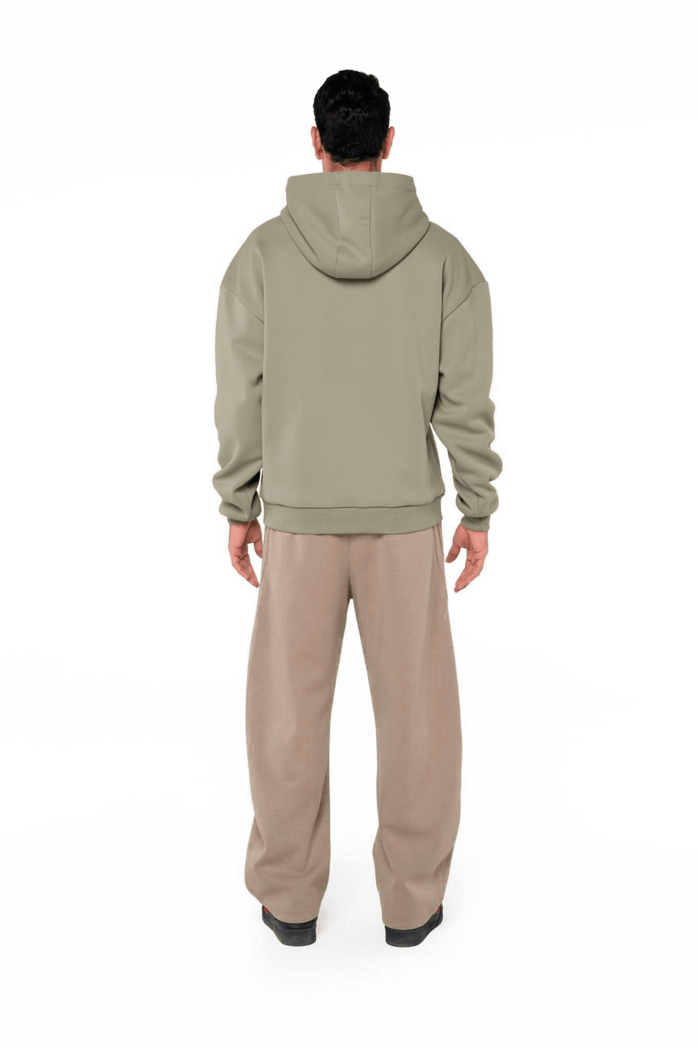 DECADUTO OVERSIZED HOODIE MEN GREEN - CLEMONT US