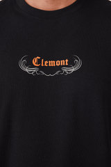 EREBO T - SHIRT MEN BLACK - CLEMONT US
