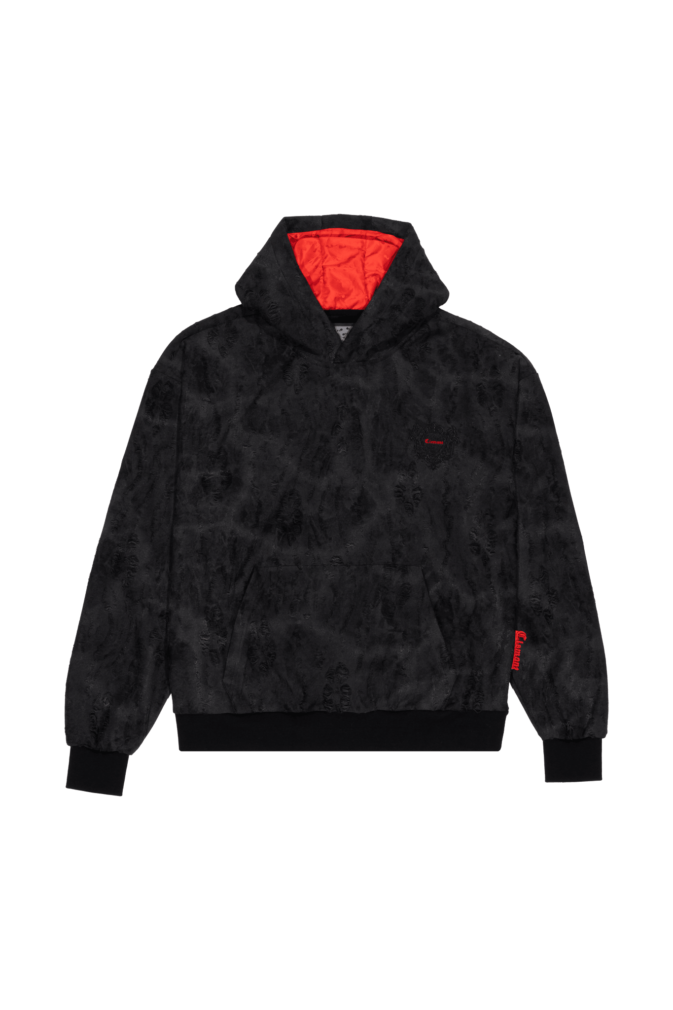 HOODIE DISPERAZIONE NEGRO MASCULINO CLEMONT - CLEMONT, LLC