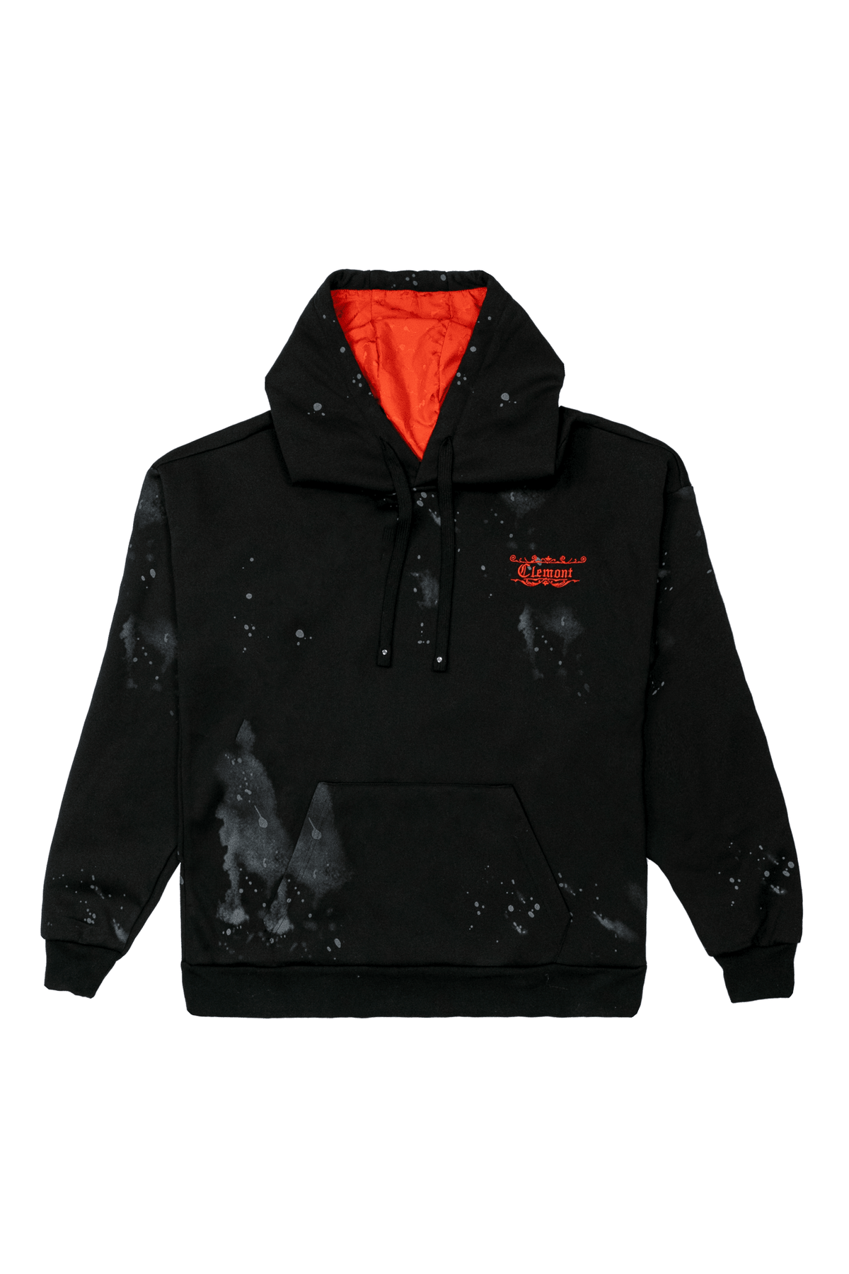 HOODIE HOMBRE INTRECCIO NEGRO/NEGRO CLEMONT - Clemont Oficial