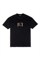 INCRESPATURA BLACK MENS T SHIRT CLEMONT - CLEMONT US