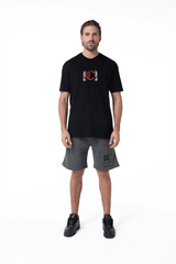 INCRESPATURA BLACK MENS T SHIRT CLEMONT - CLEMONT US