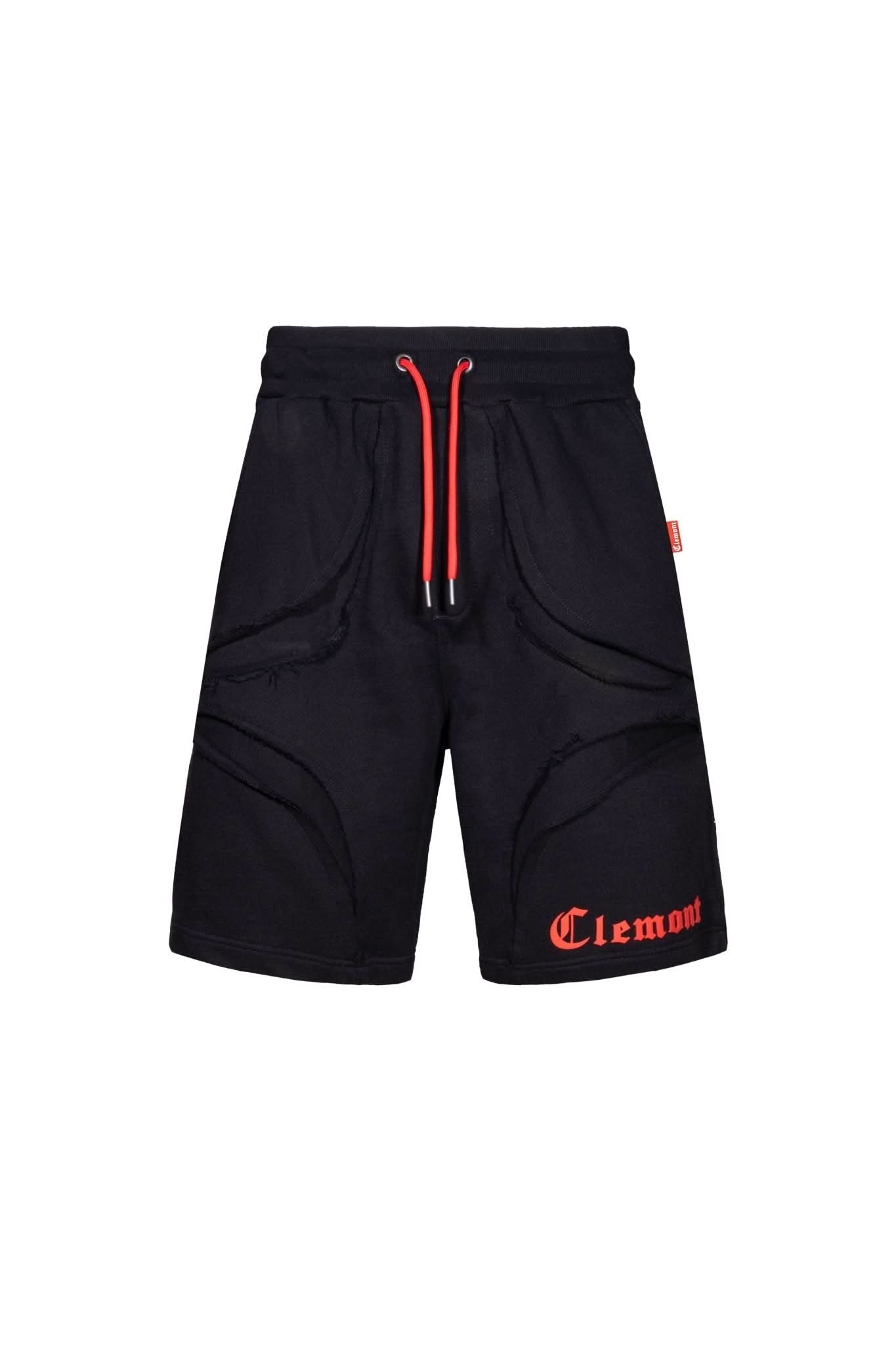 JOGGER SHORTS SCABROSO NEGRO CLEMONT - CLEMONT, LLC