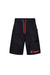 JOGGER SHORTS SCABROSO NEGRO CLEMONT - CLEMONT, LLC