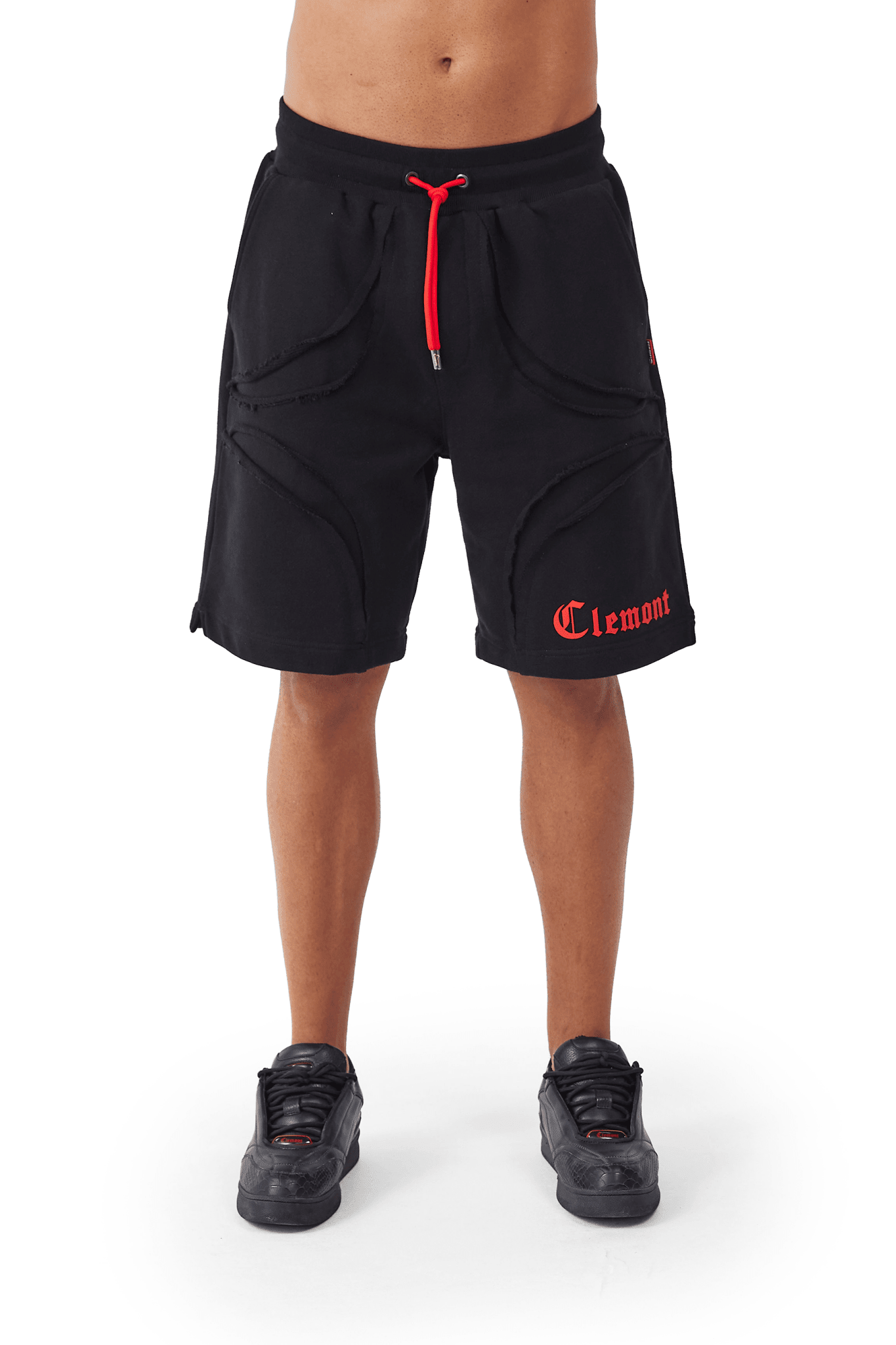 JOGGER SHORTS SCABROSO NEGRO CLEMONT - CLEMONT, LLC