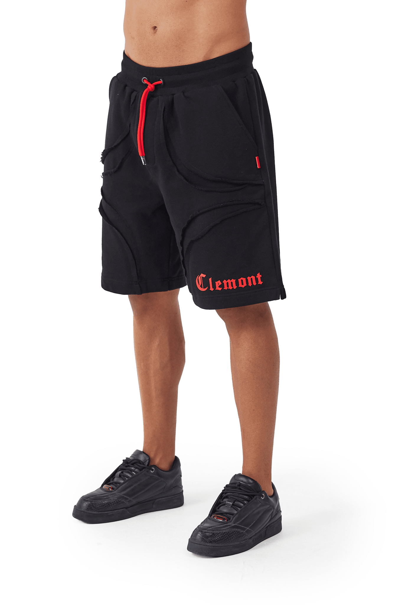 JOGGER SHORTS SCABROSO NEGRO CLEMONT - CLEMONT, LLC