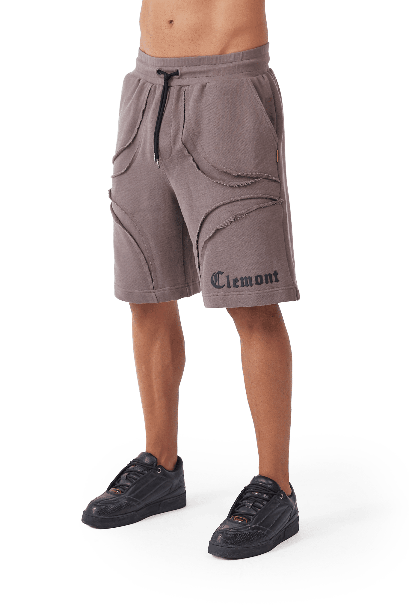 JOGGER SHORTS SCABROSO TAUPE CLEMONT - CLEMONT, LLC