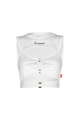 LIBERAZIONE TOP WOMEN WHITE - CLEMONT US