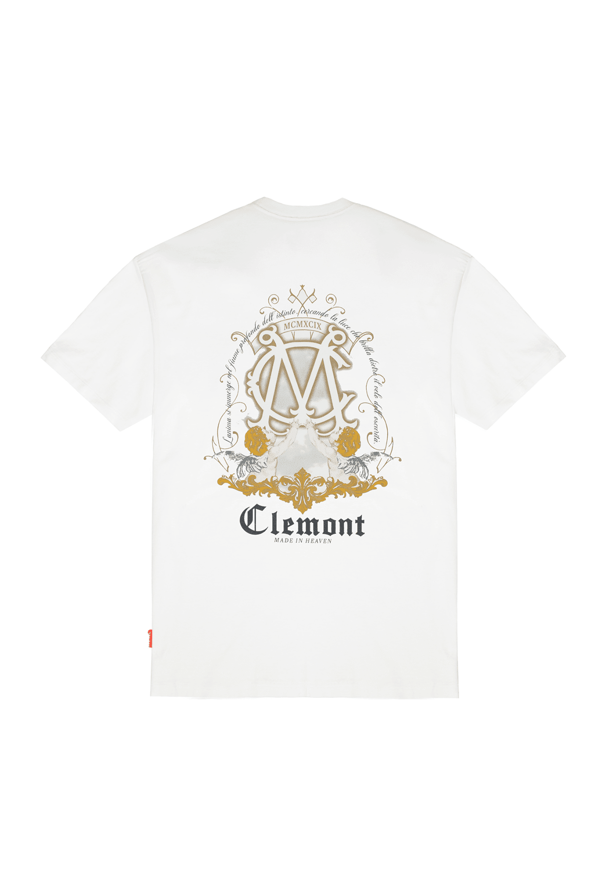 PALPITARE CREAM MEN'S OVERSIZED T-SHIRT CLEMONT - CLEMONT US