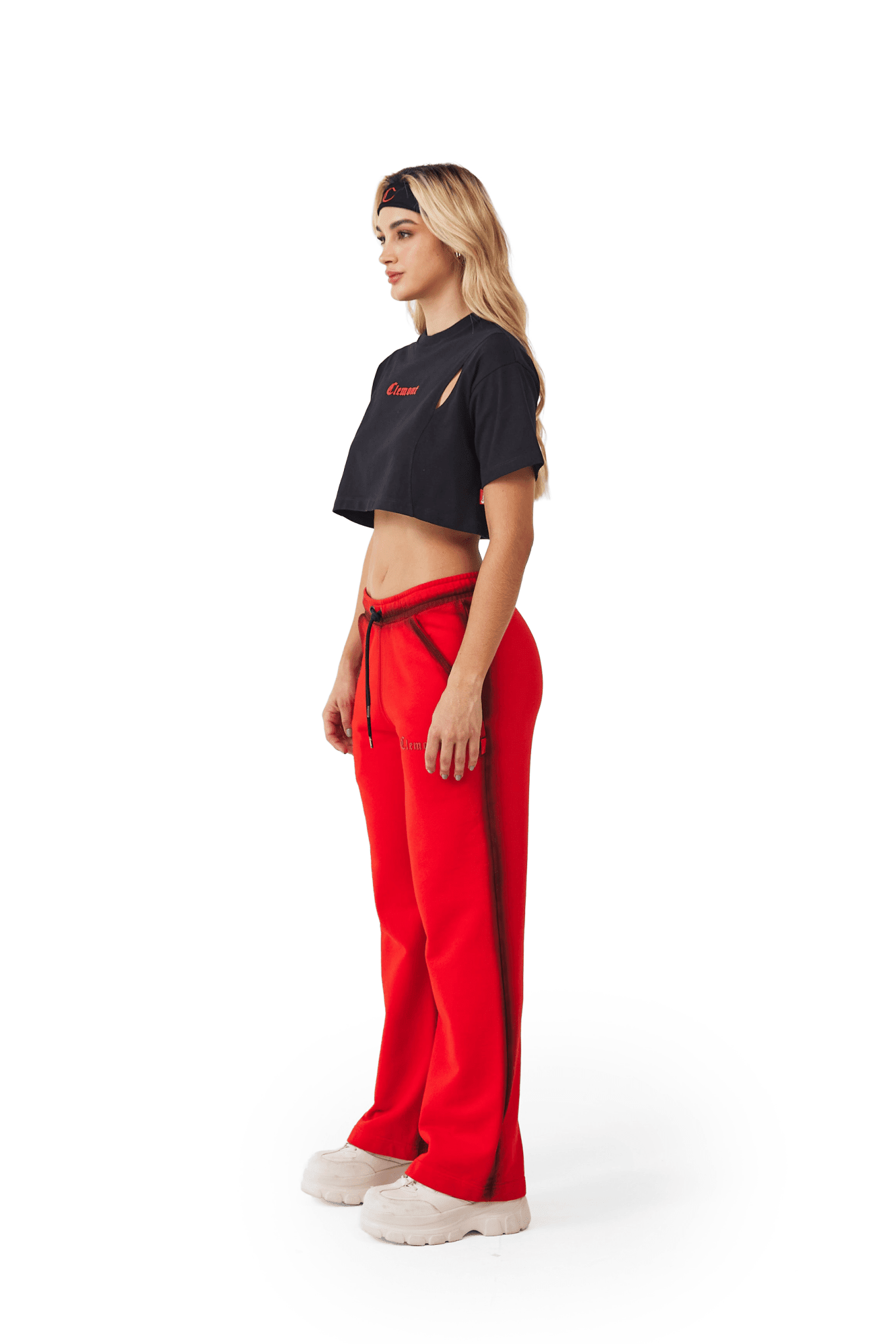 SOFFERENZA CROP TOP WOMEN BLACK - CLEMONT US