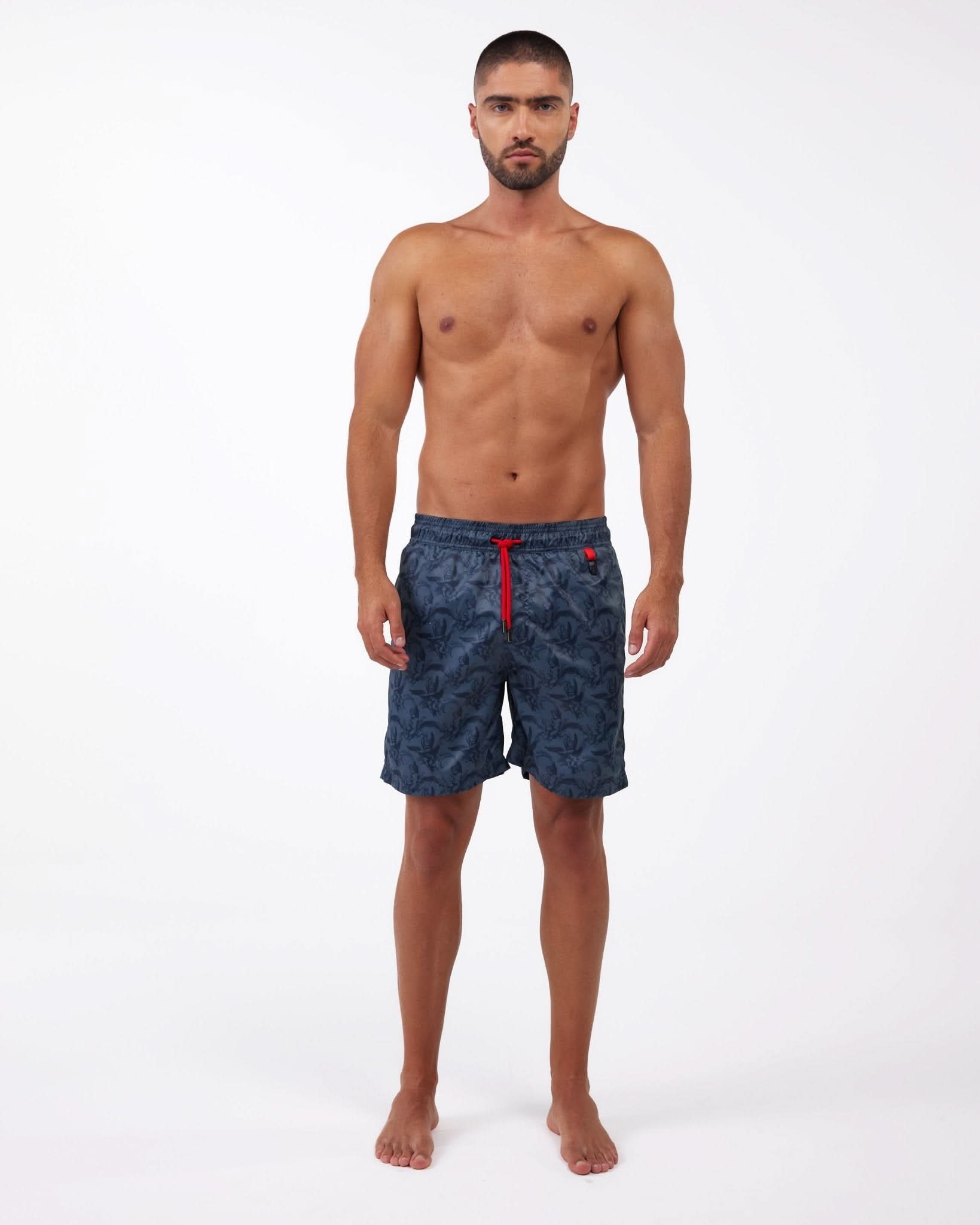 SWIM SHORTS HOMBRE CRISTALLO NEGRO CLEMONT - CLEMONT, LLC