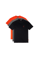 THREE PACK MASCULINO VENDETTA NEGRO/GRIS/OSCURO/ROJO CLEMONT - CLEMONT, LLC