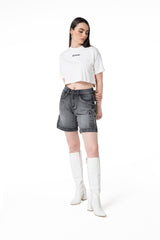 ATTRAZIONE CREAM WOMEN'S CROP TOP CLEMONT - IMAGE 4 - CLEMONT.US