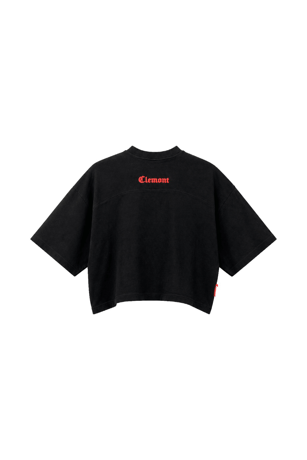 ATTRAZIONE BLACK WOMEN'S CROP TOP CLEMONT - IMAGE 3 - CLEMONT.US