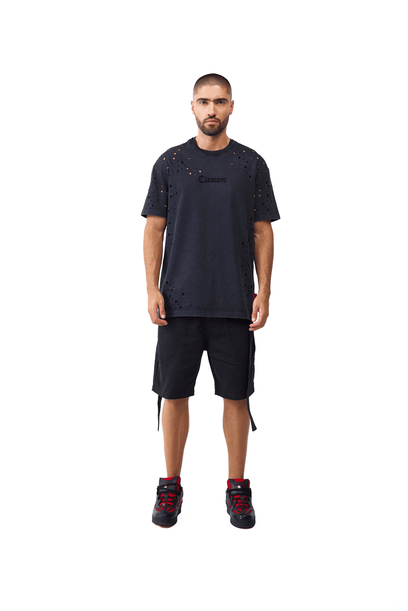 TORCHI T - SHIRT MEN BLACK - CLEMONT US