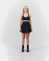 VESTIDO MUJER OPULENTIA NEGRO/CREMA CLEMONT - CLEMONT, LLC