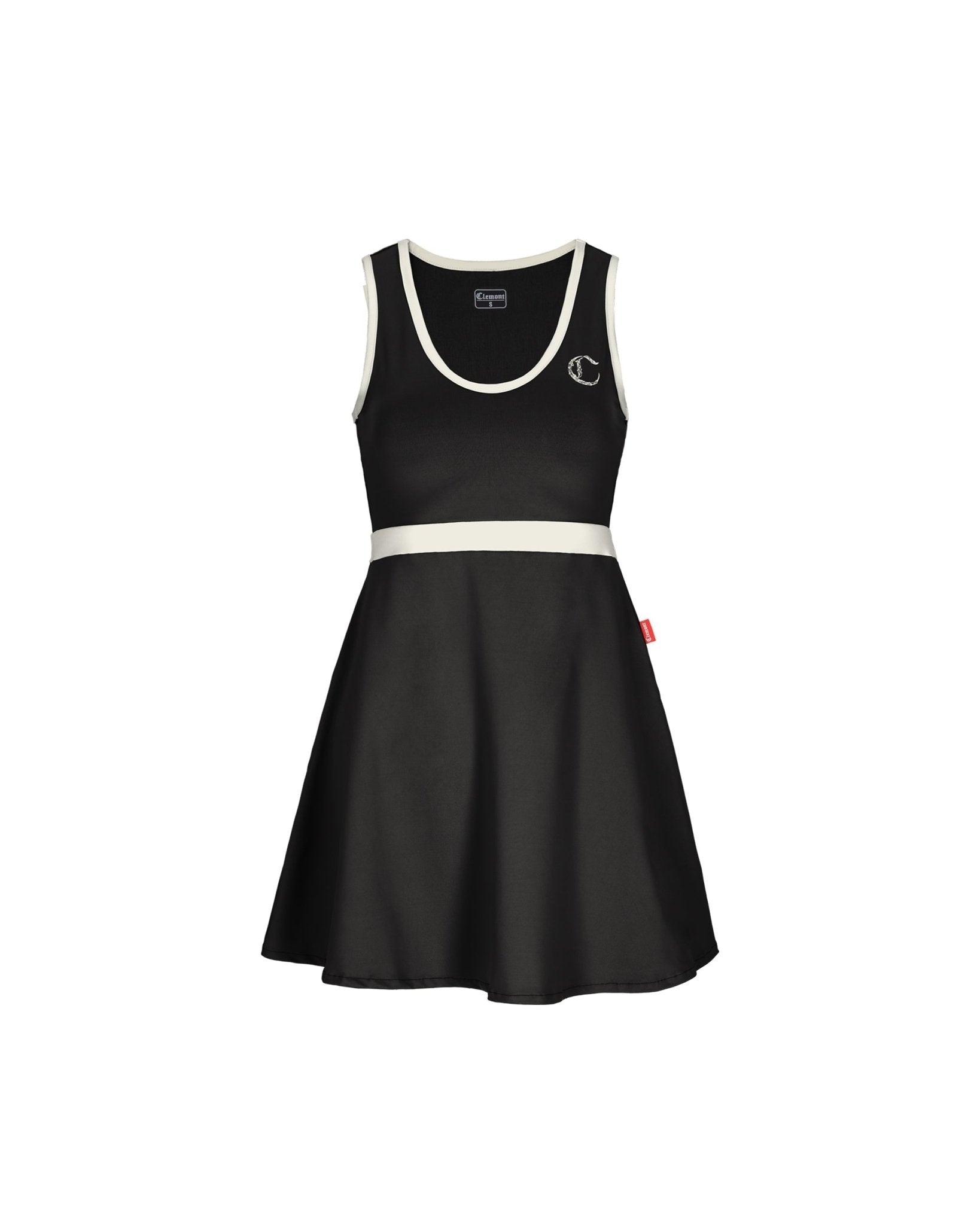 VESTIDO MUJER OPULENTIA NEGRO/CREMA CLEMONT - CLEMONT, LLC